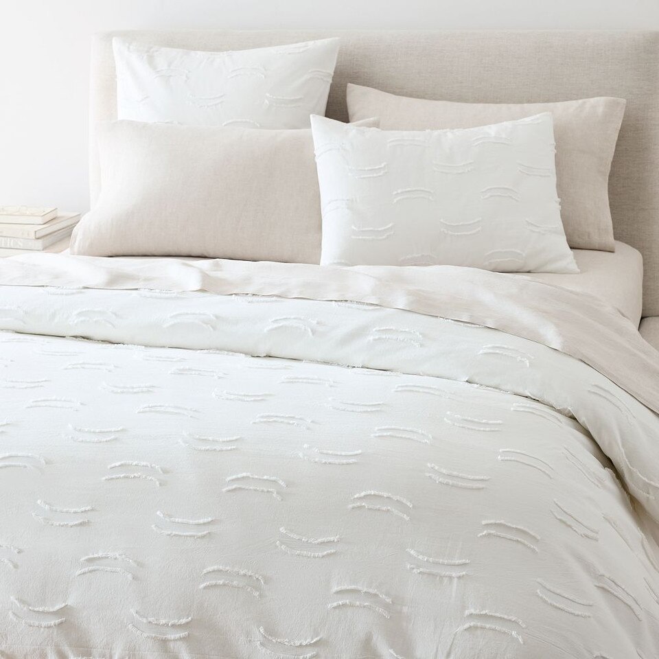 Frayed Edge Duvet Cover & Pillowcases West Elm UK
